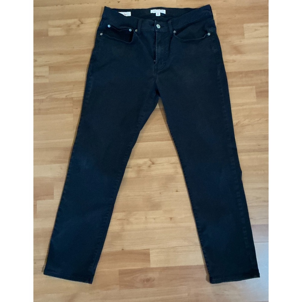Lucky Brand 121 Slim Straight Jeans Men sz 33 Dark Wash‎ Stretch Denim 7MP10009